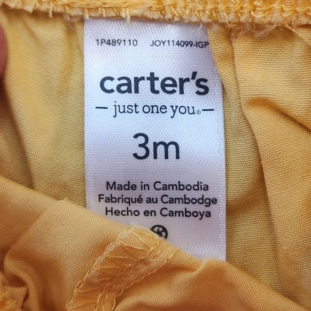 Lot of 12 Baby Girl Mostly Carter's Summer Clothes, 3 months